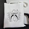 Gothic Mushroom Damen Umhängetasche Canvas Tasche Harajuku Shopper Tasche mit hoher Kapazität Mode Lässige Umhängetaschen Tote Shopper Tasche