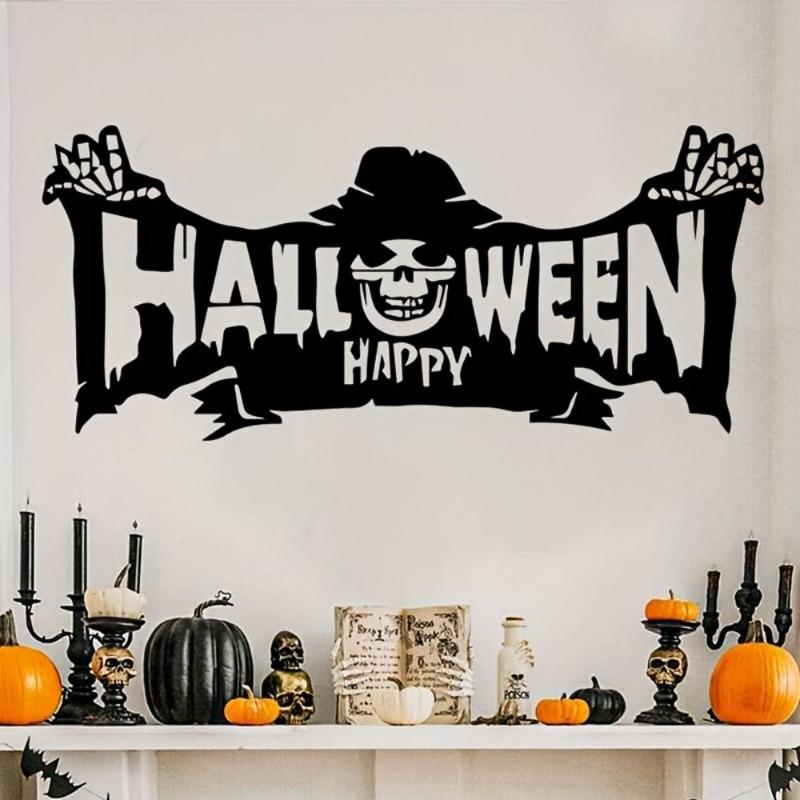 Halloween Metal Decoration Home Scary Spider Web