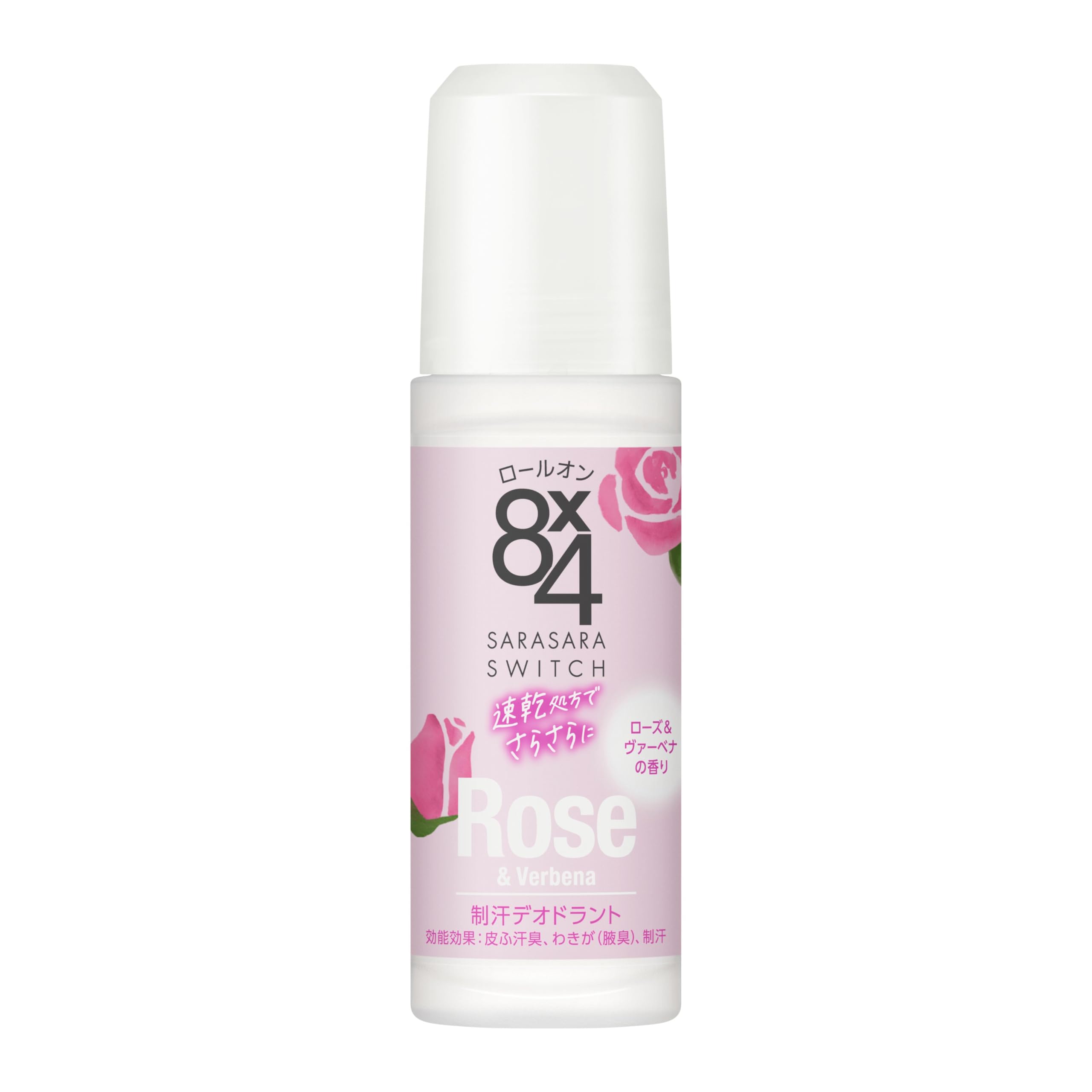 Eight Four 8x4 Rose Verbena Scent 45ml Roll-on &