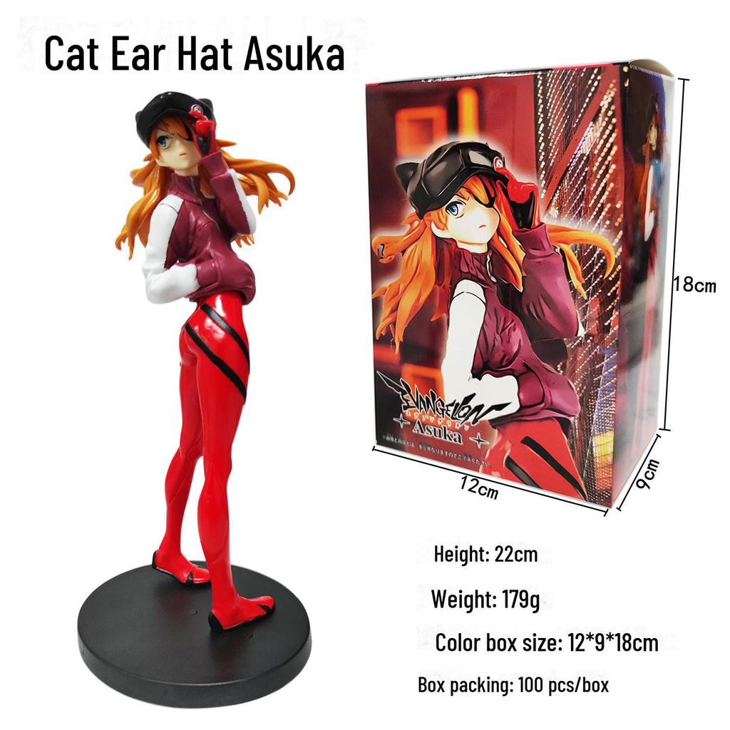 Evangelion Anime Versione Finale: Ornamenti per capelli lunghi Asuka e Rei fatti a mano