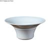 Round Pure White Ceramic Plate Soup Plates Furnace Heating and Holding Plate Dinner Plates Fruit Salad Bowl Dessert Bowl Dish