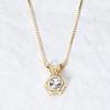 Classic 0.5CT-5CT D Moissanite Pendant Necklace Adjustable Chain 925 Silver for Women with 2CT 3CT 4CT Lab Diamond