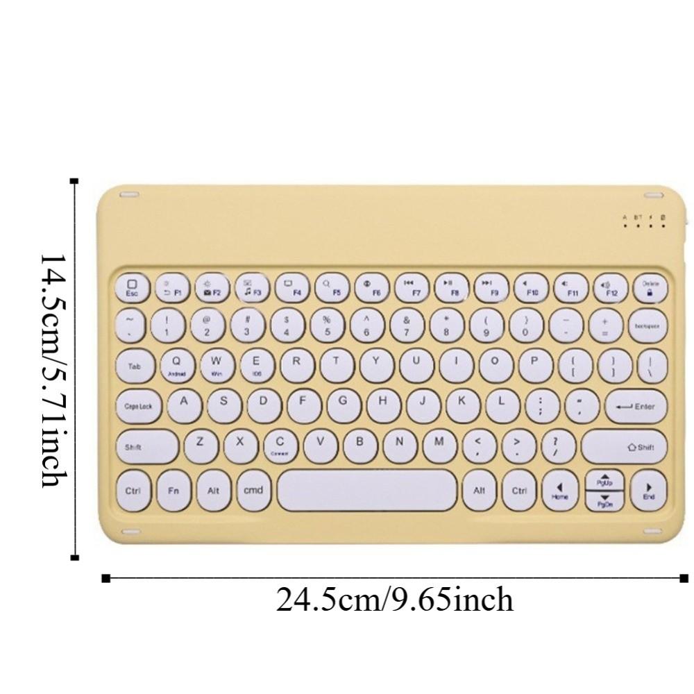 Ultra Thin Bluetooth Keyboard Mini Portable Keyboard Fashion Wireless Keyboard  Travel