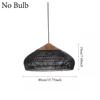 Hand Woven Rattan LED Hanging Lamp Wabi Sabi Shop Bar Rattan Pendant Lights Japan Living Room Chandelier Loft Room Decor