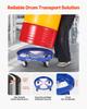 55 Gallon Drum Dolly 2000 Lbs Barrel Dolly Cart Drum Caddy 4 Caster Wheels