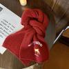 Christmas gift deer cashmere scarf women's winter new atmosphere warm thickened cold and windproof scarf