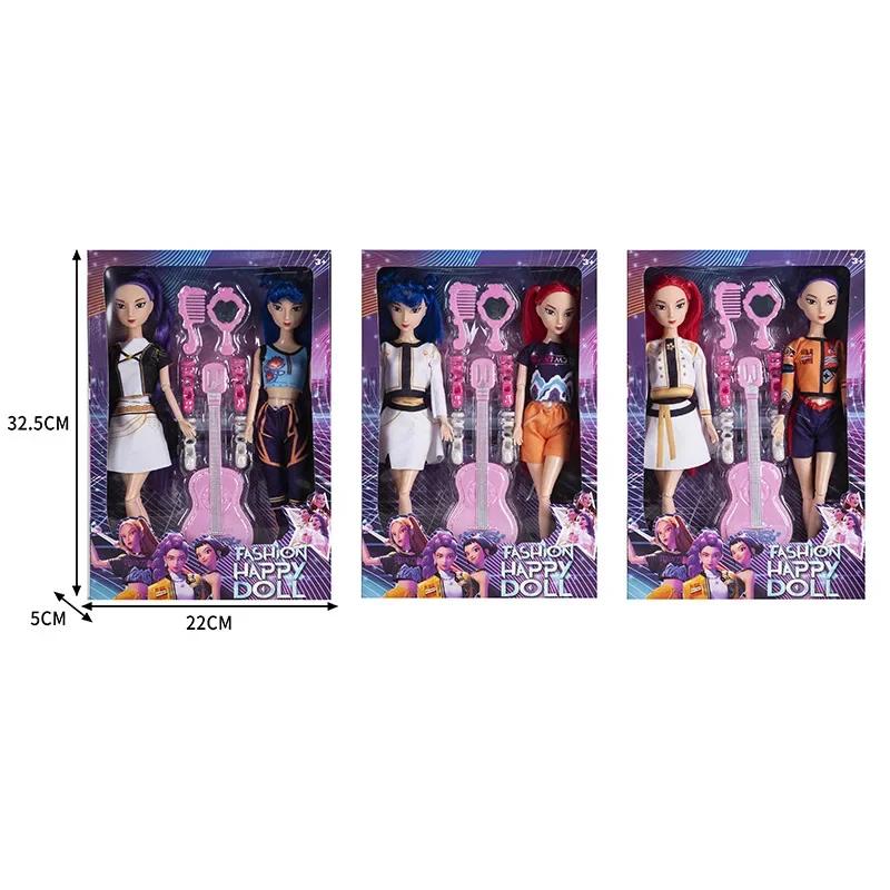 Hochrestaurierter Charakter! 30cm Anime K-Pop Dämonenjäger Vinyl-Spielzeug - Rumi/Mira/Zoey | Geburtstagsgeschenk für Mädchen