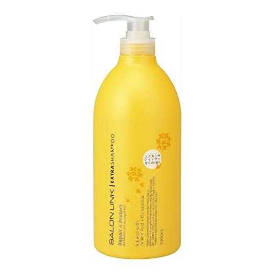 Kumano Yushi Salon Link Extra Шампунь с ароматом османтуса 1000 мл