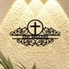 Faith Iron Wall Art Metal Plaque Handcrafted Home Office Decor Inspirational Sign