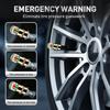 4Pcs Motorcycle Car Tire Pressure Monitor Valve Caps Sensor Indicator Eye Alert Auto Tire Pressure Inspection Tool Tire Valve