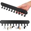 2 Pack Key Holder for Wall, Key Holder Wall Mount with 10 Hooks, Key Hooks for Wall Self Adhesive Key Racks Organizer for Hallway Doorway Entryway