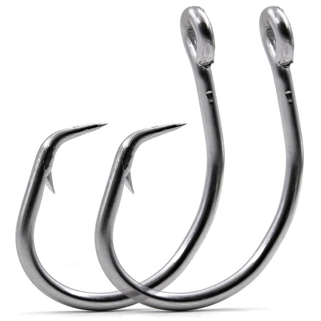 Extra-Strong Stainless Steel Shark & Tuna Fishing Hook with Thickened Design