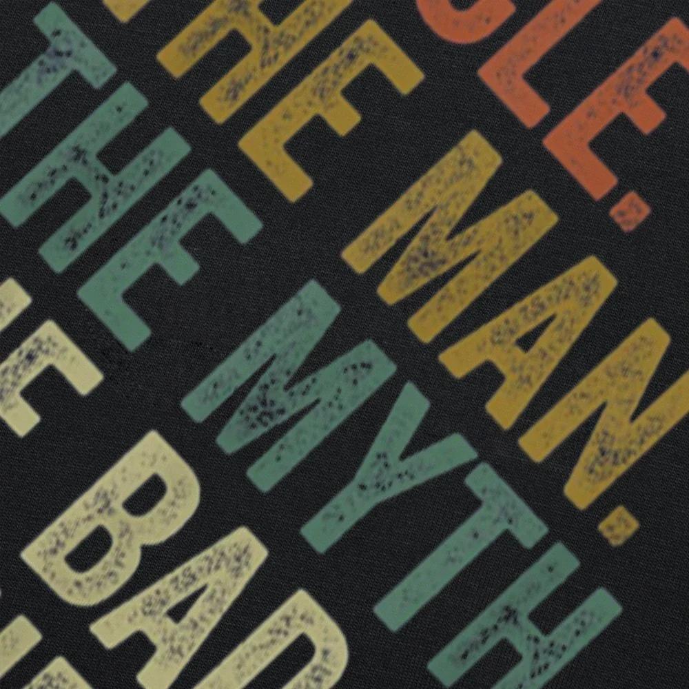 Koszulki Vintage Zabawny Wujek Mężczyzna Mit Zły Wpływ Śmieszna Odzież Uliczna Krótki Rękaw Prezenty Urodzinowe Letni Styl T-shirt Męski