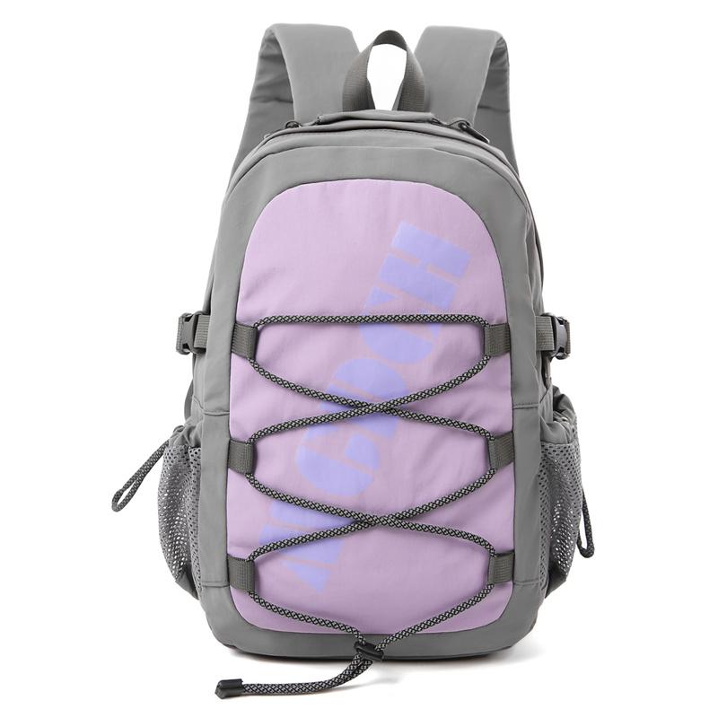 Letter Stitching Backpack Lightweight Hiking Backpack