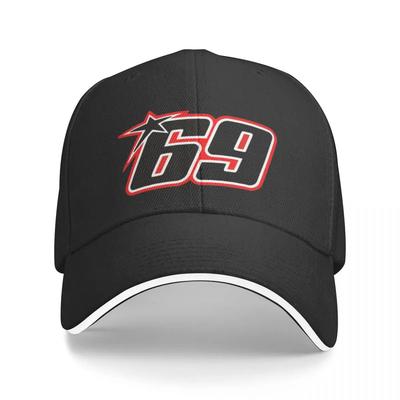 Black Racing # 69 Riding Nicky Hayden Motorcycle Summer Baseball Caps Unisex GP High-end FeUnisex Beach Dad Hats Trucker Cap