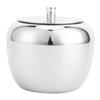 Stainless Steel Sugar Jar Seasoning Jar Spice Container with Lid and Spoon Home Kitchen Tool