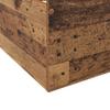 Bed Frame with Storage Reclaimed Wood 80 X 200 Cm Engineered Wood