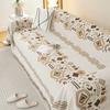 Bohemian Style Anti-scratch Sofa Blanket Durable Full Cover Futon Couch Cover Universal Chenille Dust Proof Sofa Towel Slipcover