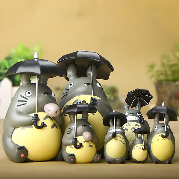 Neighbor My Totoro With Umbrella Pvc Action Figures Model Toy Decoration Gifts