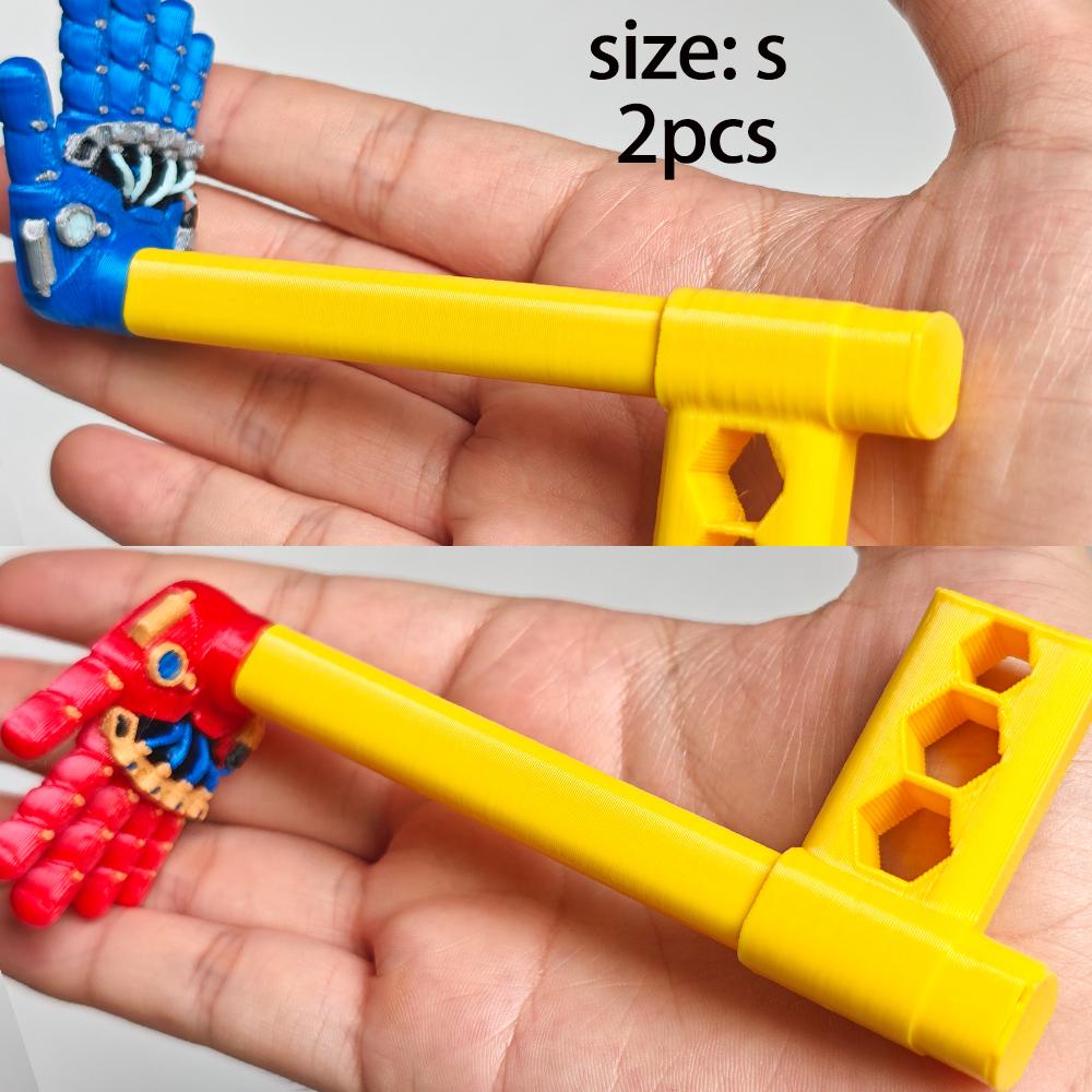NEW Sci-Fi Telescopic Hand Toy Props Creative Robot Palm 3D Printed Interactive Toy Cosplay and Halloween Costume Accessory