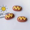 Cute Cartoon Biscuit Resin Ornaments Dynamic DIY Barrettes Phone Case Shoe Accessory
