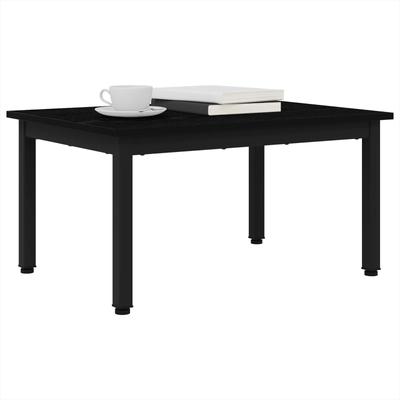 Coffee Table Black Oak Look 70 X 50 X 36 Cm Engineered Wood