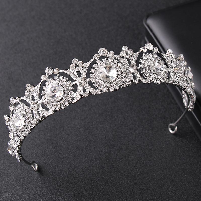 Crystal Bridal Crown Tiara Rhinestone Prom Diadem Tiaras And Crowns For Women Bridal Wedding Hair Accessories Jewelry Crown Gift