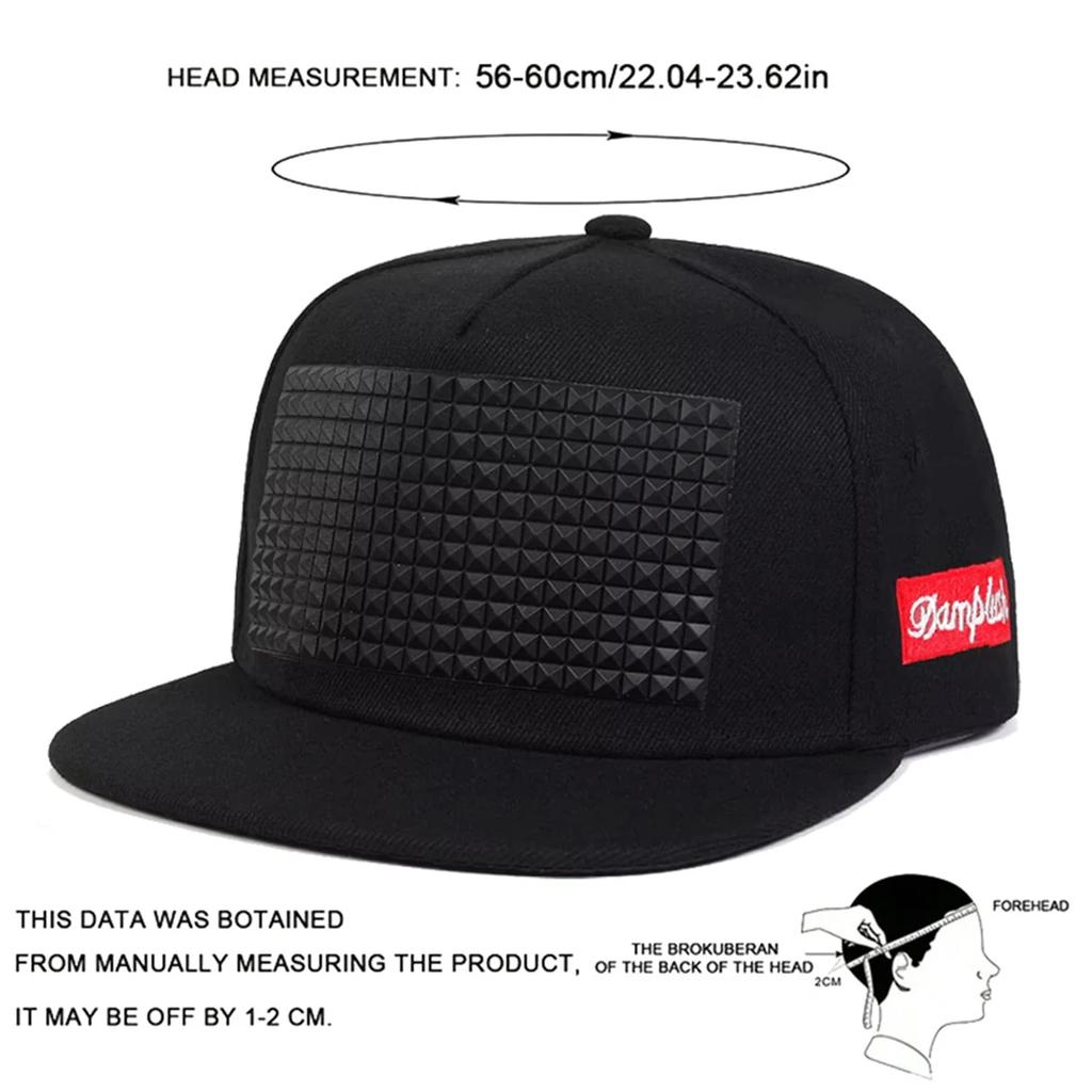 Baseball Top Rubber Square Neutral Gender Women  Men For Caps Peaked Hats Spring Autumn Outdoor Adjustable Casual Hip-Hop Trucker Sunscreen Hat