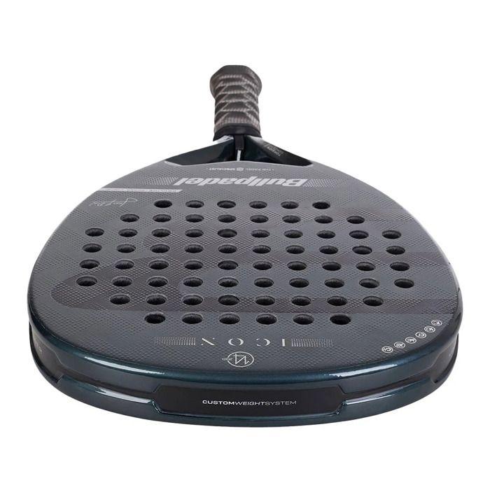 Raquette de padel - BULLPADEL - Icon 25 - Carbone - Fibre de verre - Noir