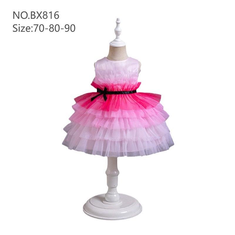 Clearance: Baby Girl Princess Gauze Tutu Dress - First Birthday Formal Wear