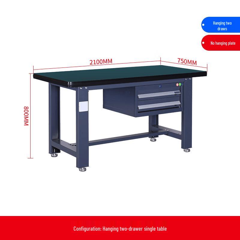 2.1m Heavy-Duty Anti-Static Adjustable Workbench