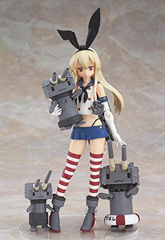 Kantai Collection -KanColle- Alloy Shimakaze Non-scale ABS & PVC & Diecast Painted Movable Figure