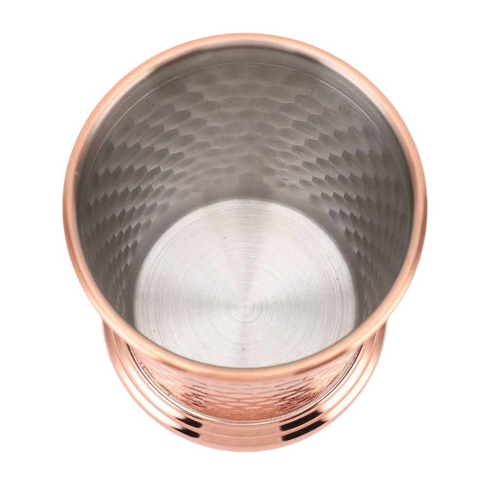304 Stainless Steel Cocktail Glass Wide Base Stability Beverage Cup Housewarming Gift