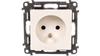 Valena Life Single Socket with Earth and Neutral Cream 753285