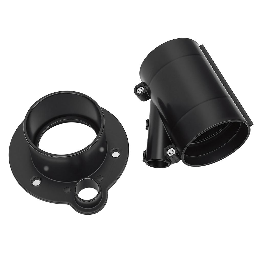 Outboard Rigging Hose Flange Union with Fuel Port PP Boat Rigging Tube for Connect Cable and Fuel Line