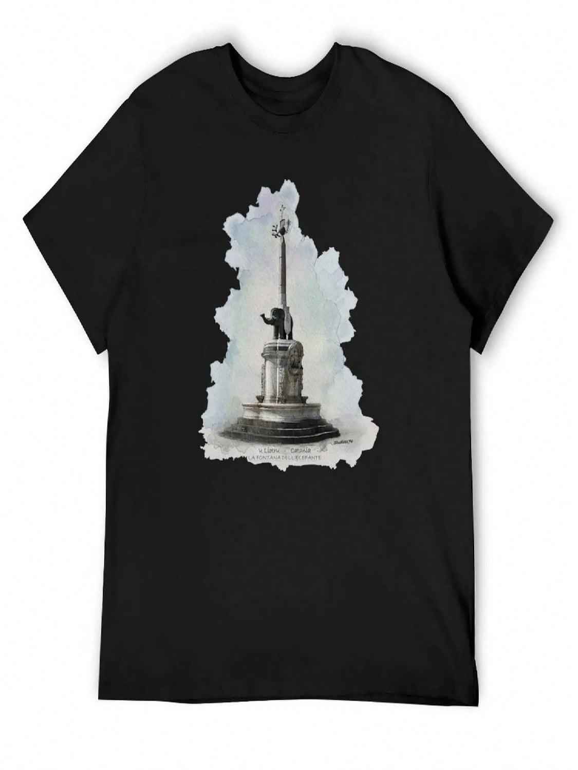 Catania  u Liotru Fontana  Elefante Sicilia T-Shirt S разноцветный