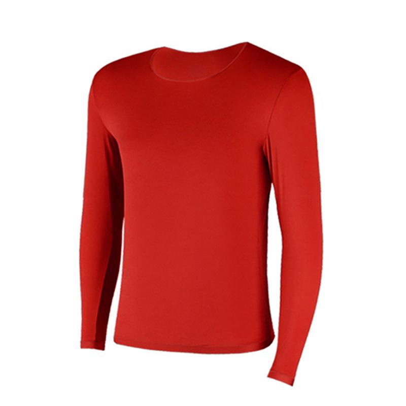 Pánská podzimní/zimní sada pro zkrášlení pleti: Hřejivé spodní prádlo s kyselinou hyaluronovou, Ultratenké, Neviditelné, Antistatická základní vrstva, Oblečení vyživující pokožku.