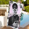 Dellafuente F C Whitepaper Beach Towel Colorful Bath Towels For Girl Microfiber Quick Dry Custom Sand Beach Yoga Spa Gym Pool