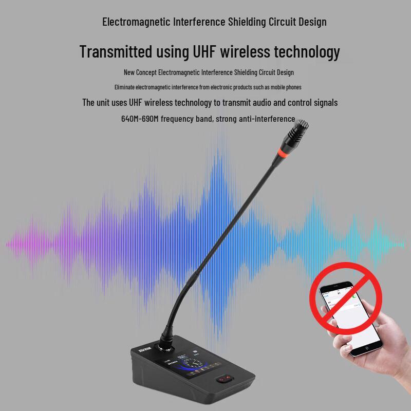 Witson XW-805 Wired/Wireless Hybrid Digital Conference System (CN version)