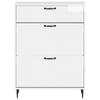 Shoe Cabinet HAARLEM 78 X 24 X 103 Cm Engineered Wood