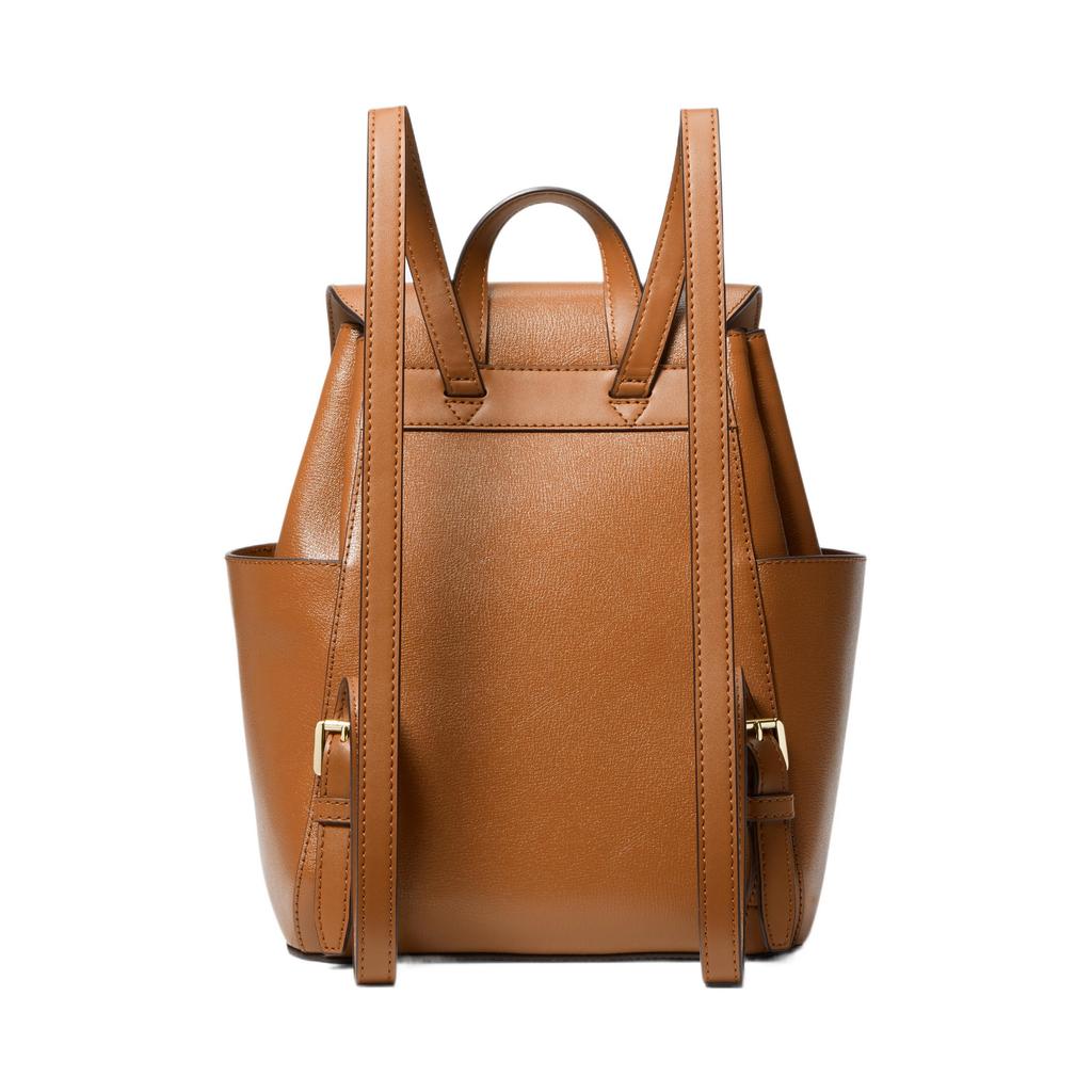 Michael Kors MK Cheryl Monogram Faux Leather Backpack Medium Women backpacks Dark-Brown Acorn-Brown 30F3G2EB2B-252