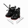 1 Pair Leather 1/12 Bjd Doll Shoes Canvas 1/12 Bjd Casual Shoes Cute OB11 Doll Baby Shoes  Obitsu11