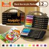 True Color Washable Acrylic Markers - Layerable, Non-Bleeding for Kindergarten Art & Primary School Students