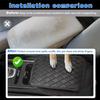Center Console Cover Universal Armrest Cover with 2 Storage Bags Leather Car Middle Console Cover Arm Rest Cover for Car Interior Accessories
