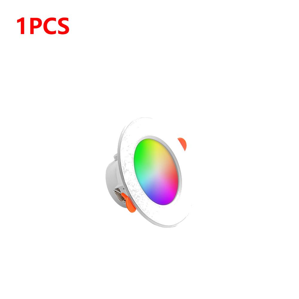 

15-Шт 15 Вт Tuya LED Встраиваемый светильник Bluetooth LED Умный потолочный светильник Датчик движения 220 В 110 В RGB Лампа Пульт дистанционного управления через приложение Smart Life