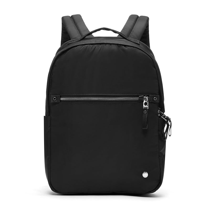 

Pacsafe ladies W 10l anti-theft backpack, black, One Size, W10l anti-theft backpack