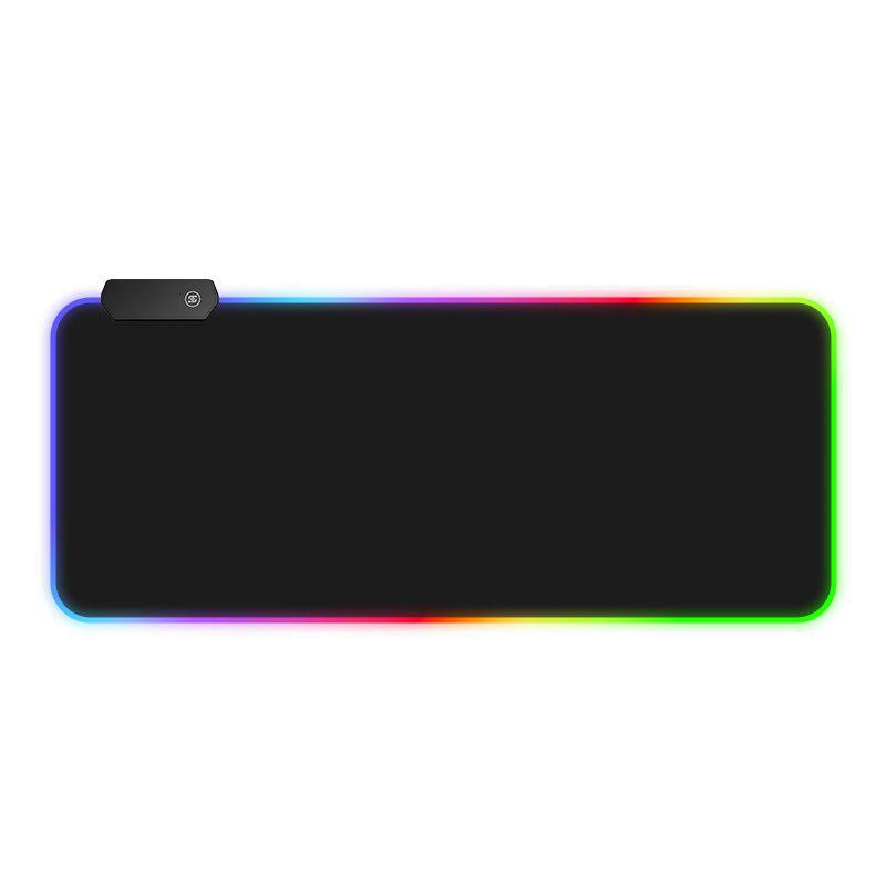 Large Luminous Gaming Mouse Pad with Wireless Charging and Non-Slip Rubber Base
