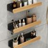 No-Drill Bathroom Faucet Shelf and Drain Storage Rack