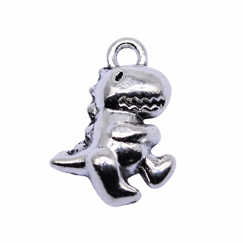 Alloy Pendants Dinosaur Dragon Wing Charms Vintage For Gothic DIY Jewelry Making Supplies