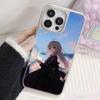 Wandering Witch Elaina Silver Plating Mobile Phone Case for iPhone 17 16 15 14 13 12 11 Air Pro Max Plus Colorful Cover